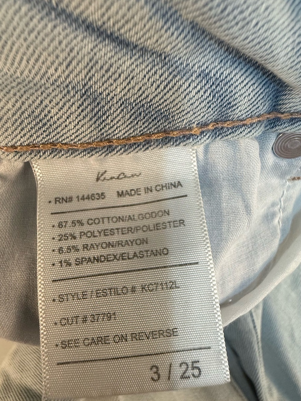 KanCan Light Blue High-Rise Ankle Skinny Jeans 3/25 - Picture 7 of 13